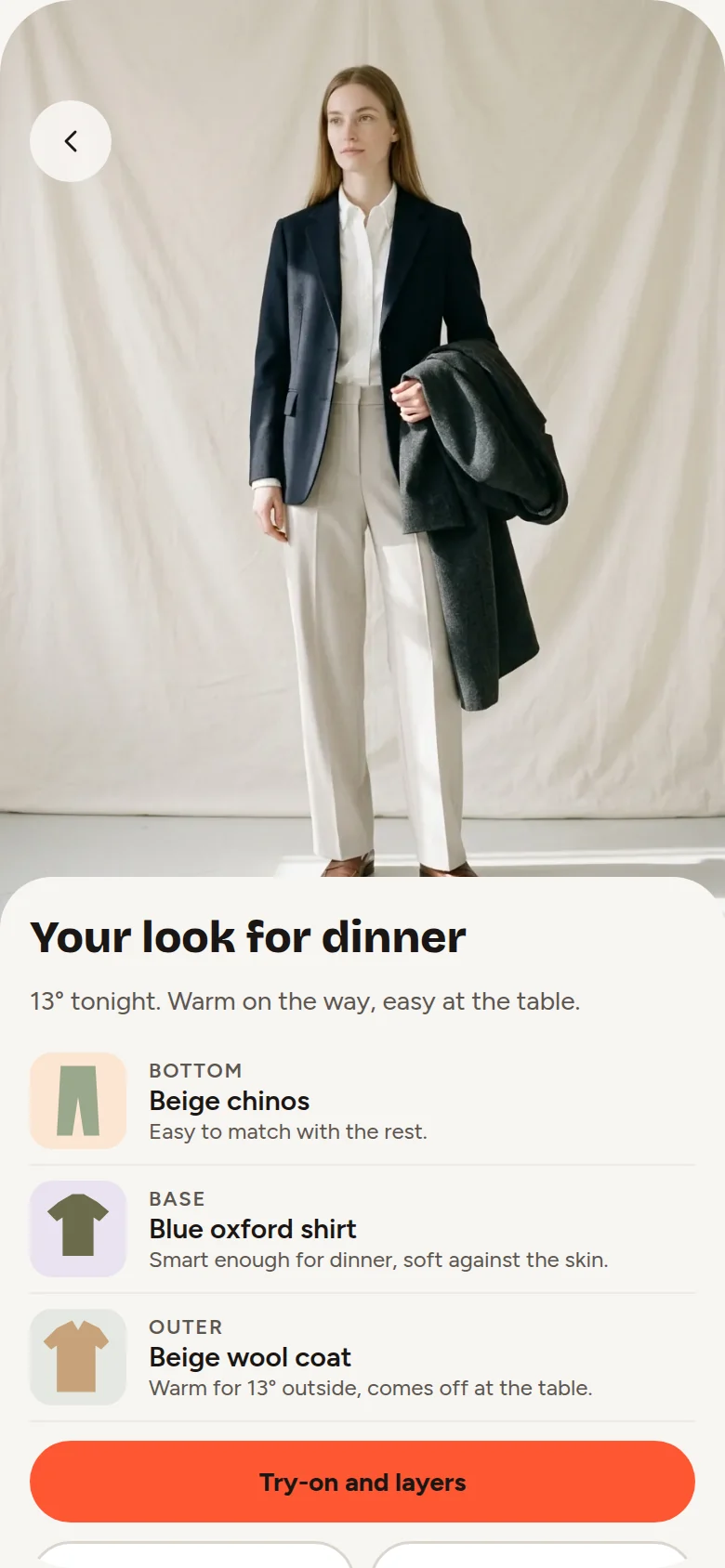 An opened look