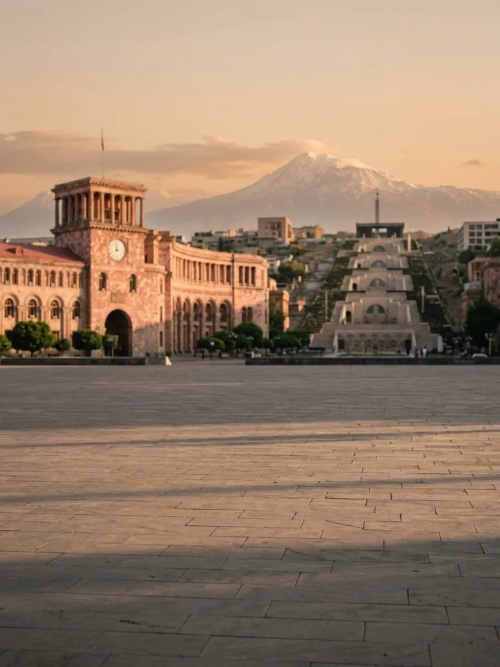 Yerevan in the evening