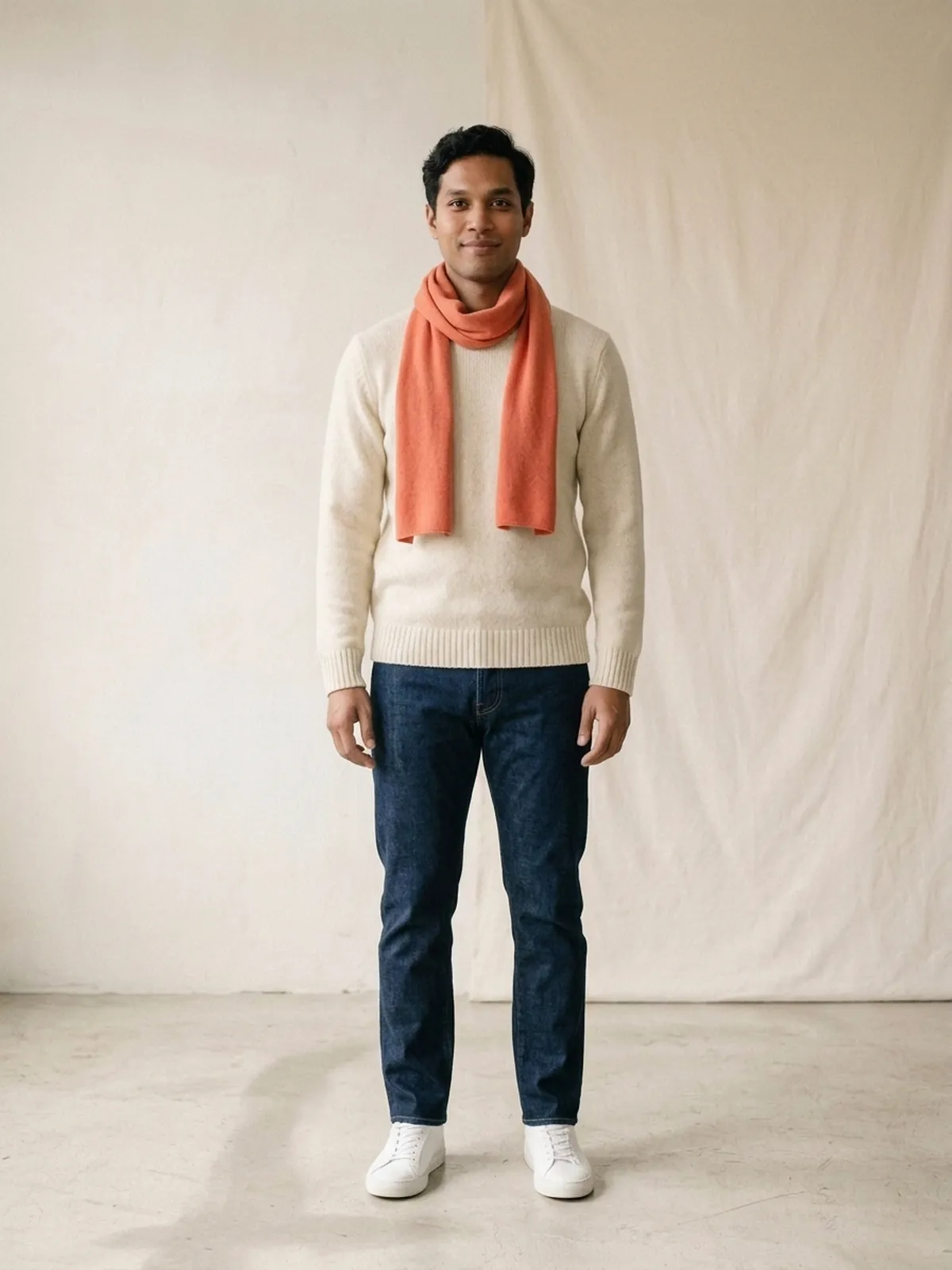 The same avatar dressed by the stylist.
